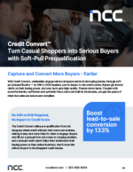 Credit Convert Product Sheet